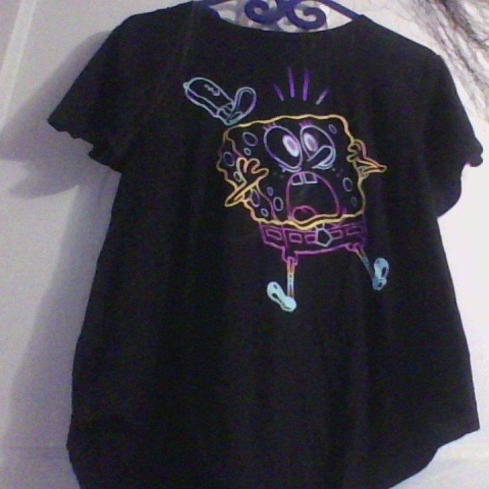 Glow in the dark  SpongeBob t-shirt
